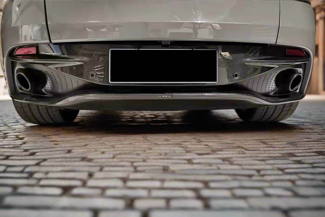 2016 - 2023 Aston Martin DB11 Dry Carbon Fiber Rear Diffuser Lip